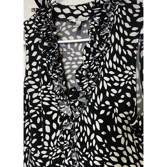 London Style Collection Ruffle Accent Sleeveless Women's Dress Size 14 - Picture 2 of 9